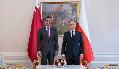 HH the Amir Sheikh Tamim bin Hamad Al-Thani and HE President of the friendly Republic of Poland Andrzej Duda